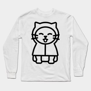 Cat in raincoat Long Sleeve T-Shirt